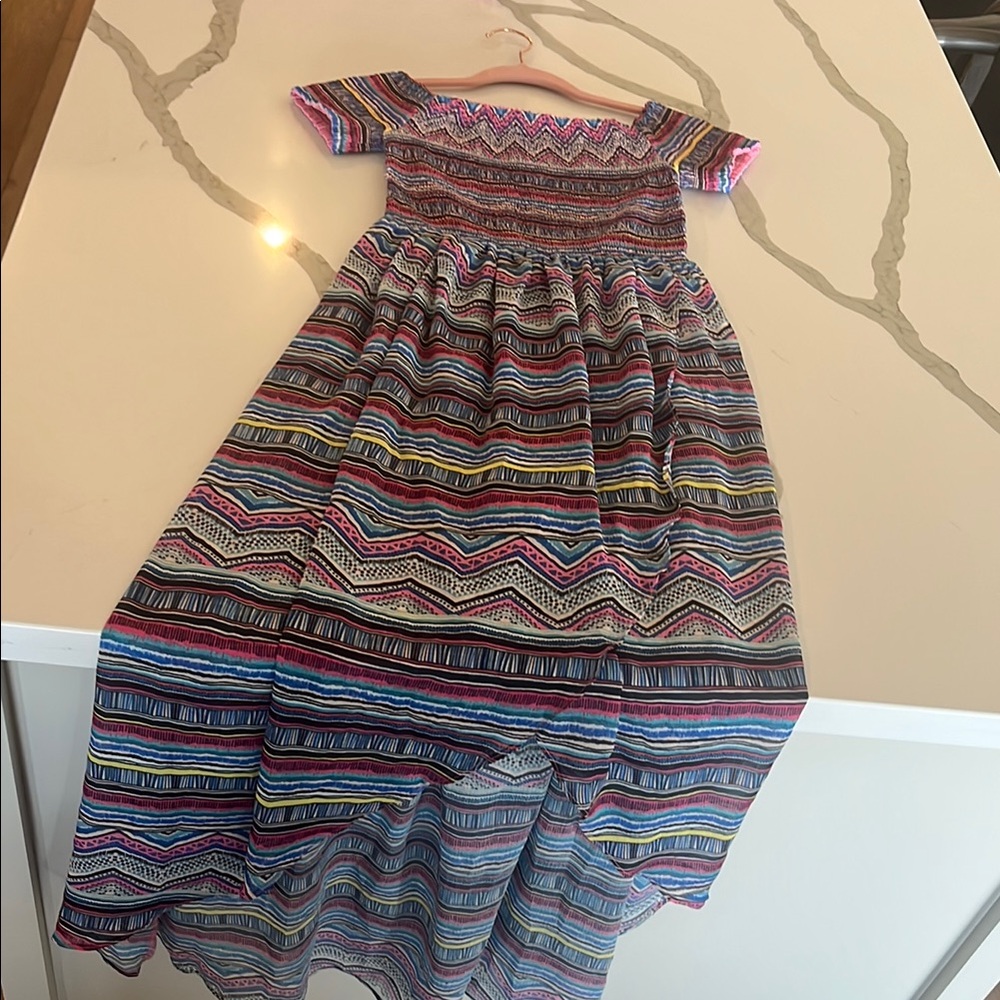 Colorful Striped Dress